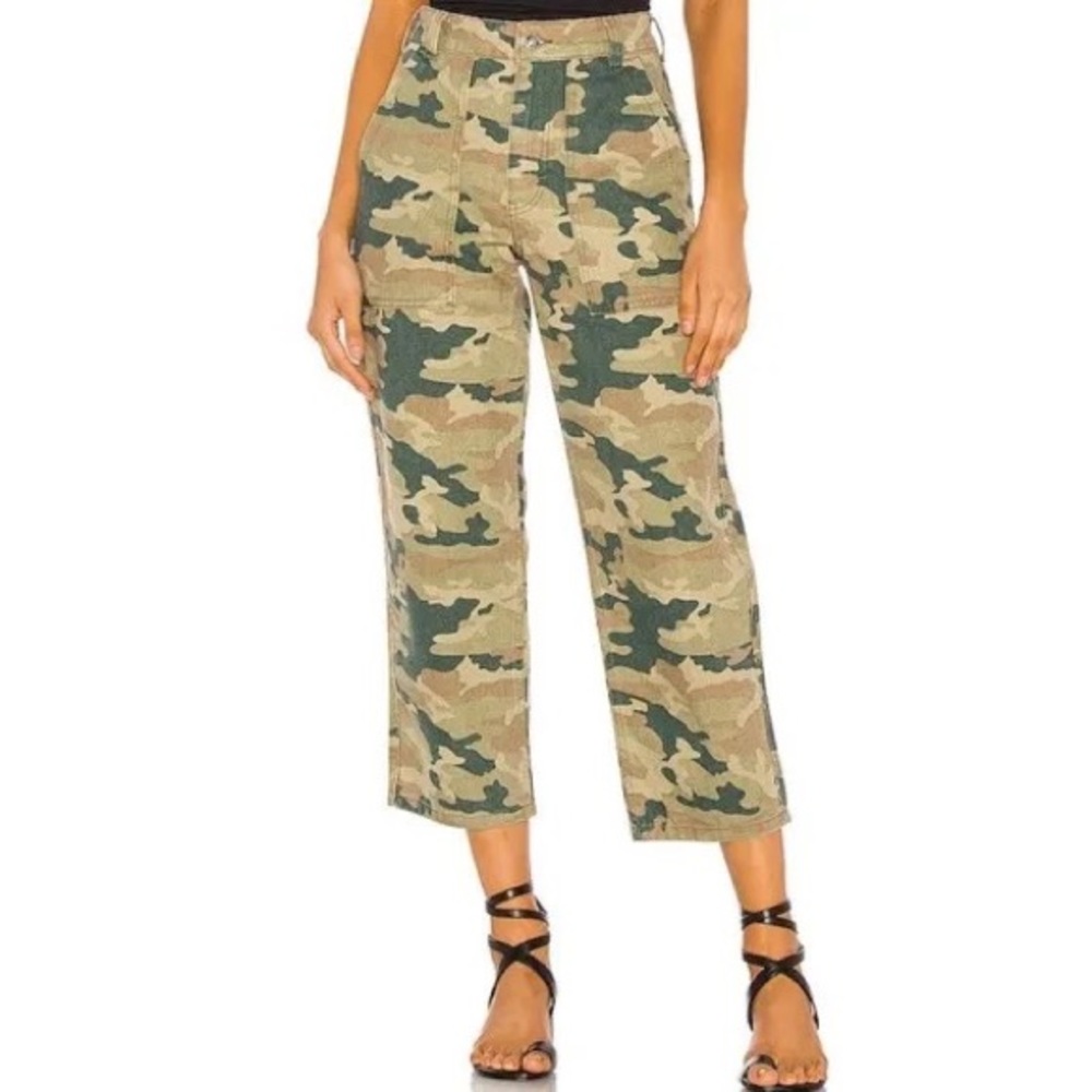 Free people camo jeans